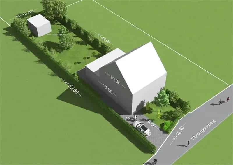 Bouwgrond te Koop Dentergem - 632m² - Halfopen Bebouwing