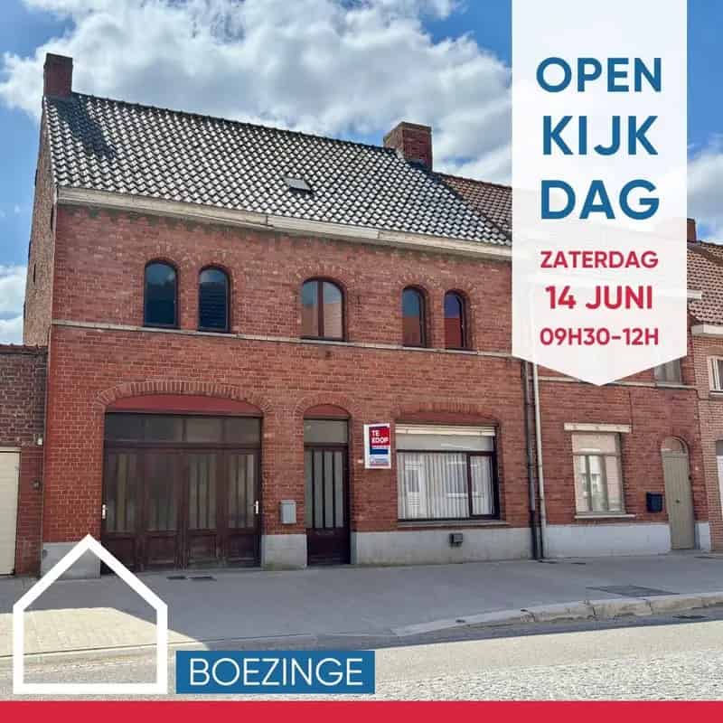 Rijwoning te renoveren 4 slaapkamers Boezinge