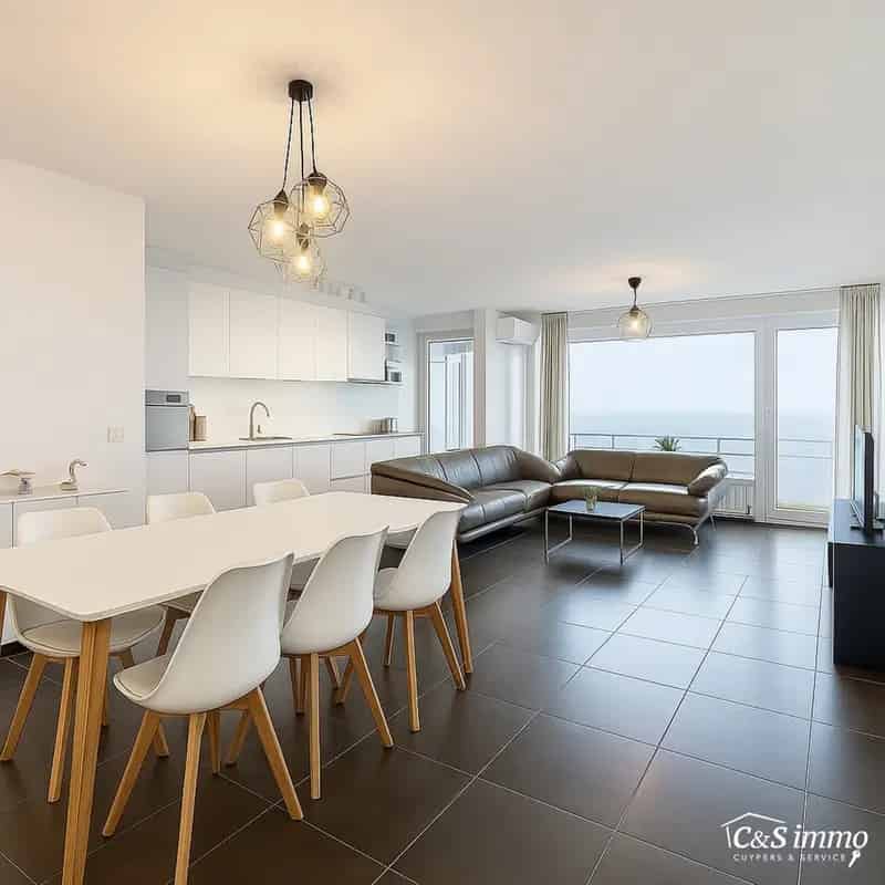 Appartement te huur Hoboken: Lichtrijk appartement met panoramisch zicht