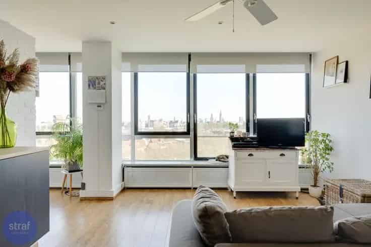Appartement te koop Antwerpen: 1 slaapkamer, panoramisch uitzicht
