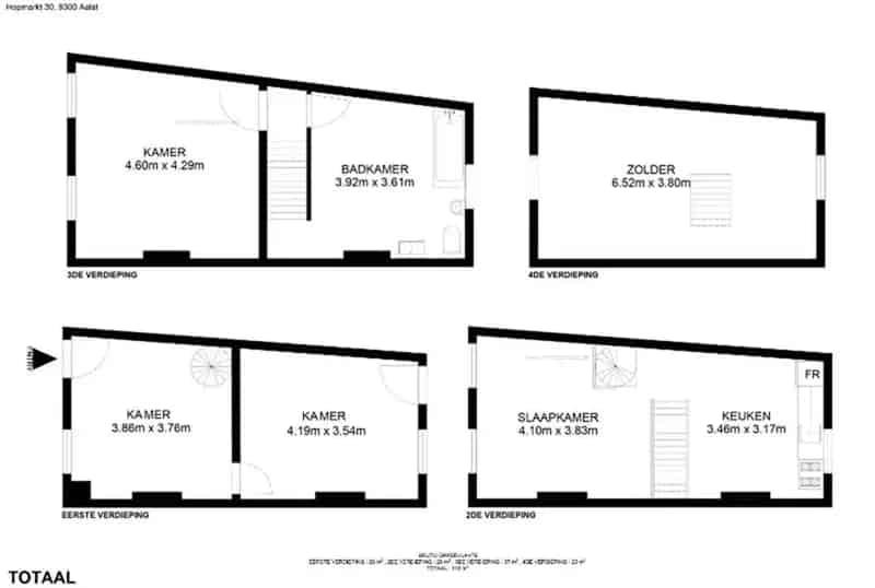 Handelspand 9 Slaapkamers Aalst Hopmarkt