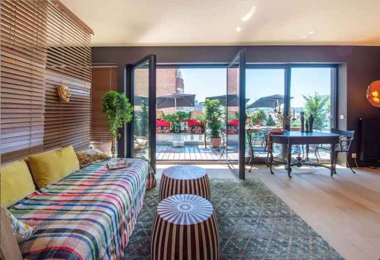 Appartement te huur Elsene Louiza 1 slaapkamer terras