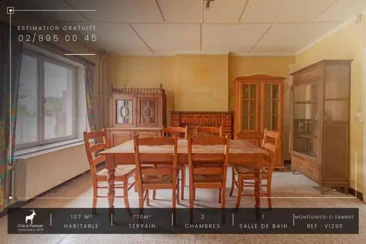 Huis Te Koop Montignies-sur-Sambre Te Renoveren Tuin