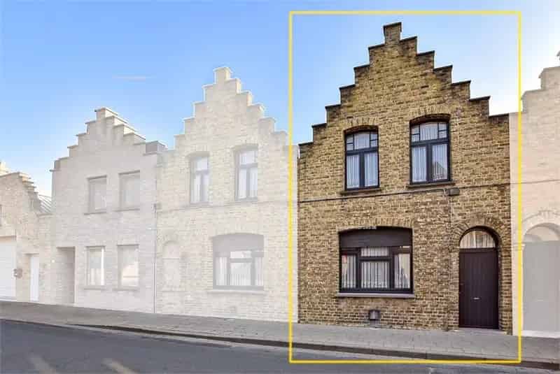 Woning te koop Diksmuide: 2 slaapkamers, zuidtuin, centrum