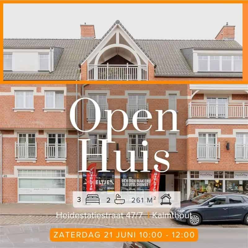 Luxe Penthouse te Heide Kalmthout Nabij Station