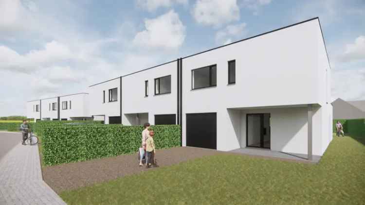 Nieuwbouw woningen te Lede