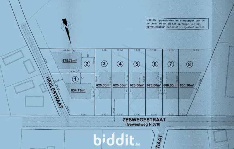Bouwgrond te Koop Wingene 625m² Rustig Landelijk