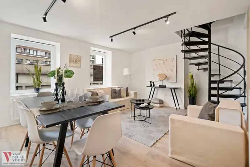 Duplexappartement Oostende 3 slaapkamers terras zolder