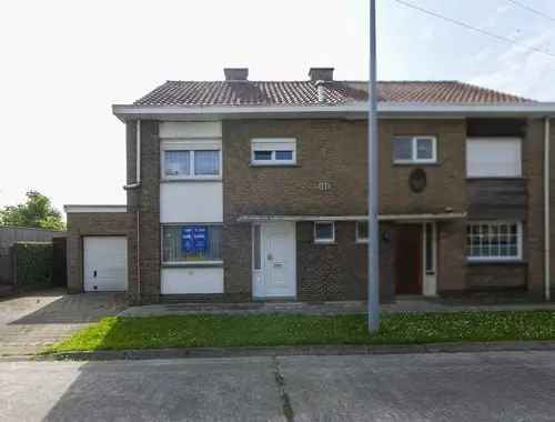 Huis te koop Roeselare 4 slaapkamers grote tuin renovatieproject