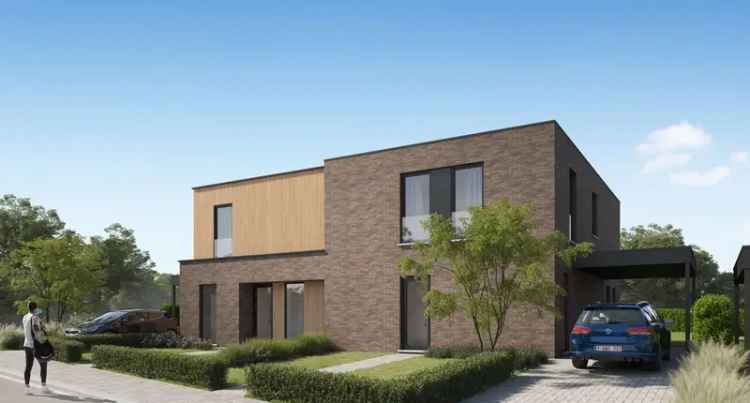 Moderne, halfopen woning