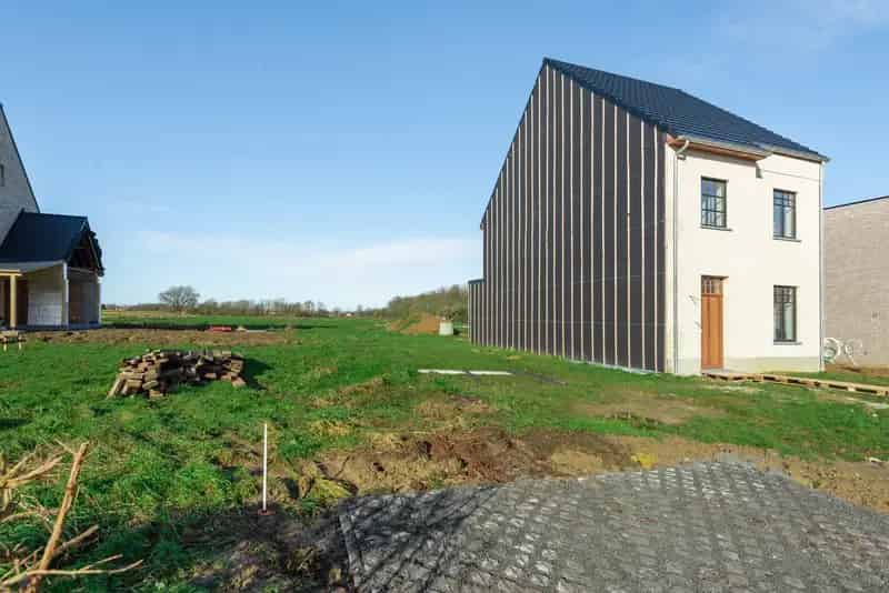 Bouwgrond Halfopen Bebouwing Topzicht Plannen Aanwezig