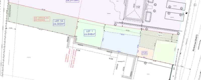 Bouwgrond te Koop Overmere Berlare 971m² Halfopen Bebouwing
