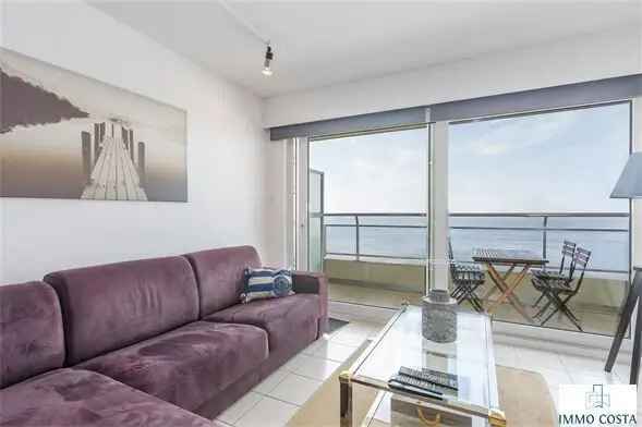 Appartement te koop Middelkerke: Zeezicht 1 slaapkamer
