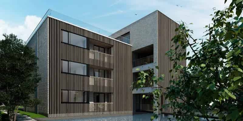 Nieuwbouwappartement 2 slaapkamers Ieper Centrum Ruim Terras