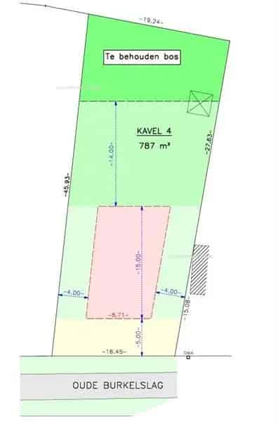 Bouwgrond te koop Maldegem 787m² Rustig Landelijk Uitzicht