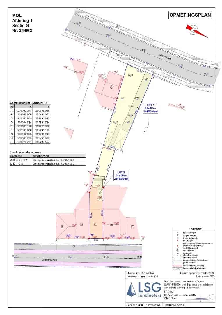 Bouwgrond te Huur Mol Centrum 307m2 Halfopen Bebouwing