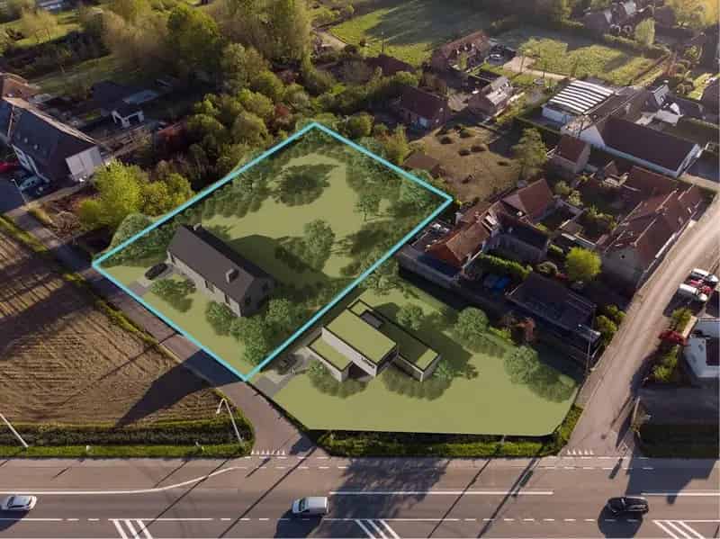 Ruime Landelijke Bouwgrond Vrijstaande Woning Izegem