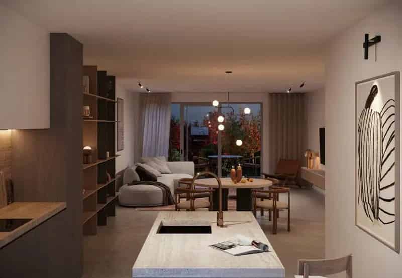 Kade Gent: Luxe Appartement 170m² met Waterzicht
