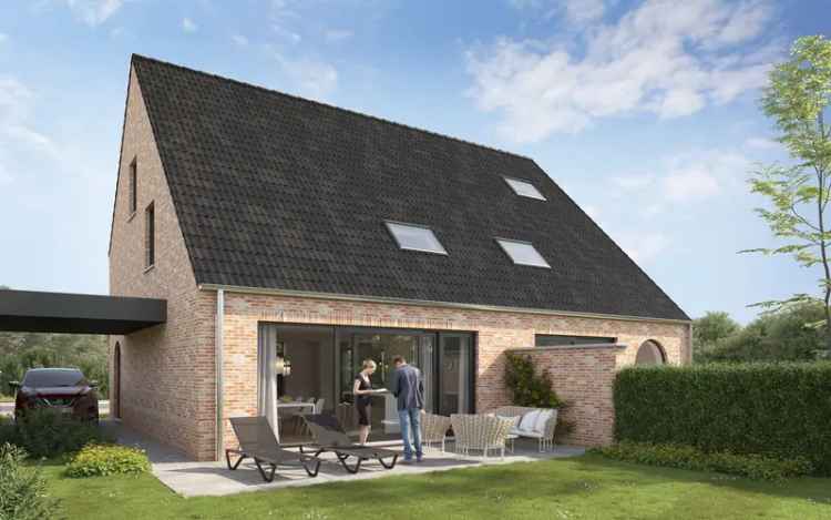 Huis te koop halfopen nieuwbouwwoning in Melle met tuin en 4 slaapkamers