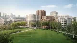 Penthouse te Koop Brussel - Art Deco Stijl - Tuinzicht