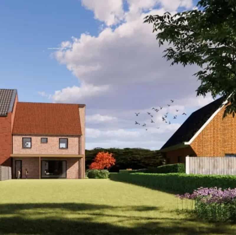 Bouwgrond Zonnebeke 4 slaapkamers Zuidgericht