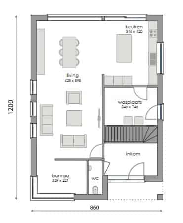 Bouwgrond Waarschoot 427m² Open Bebouwing