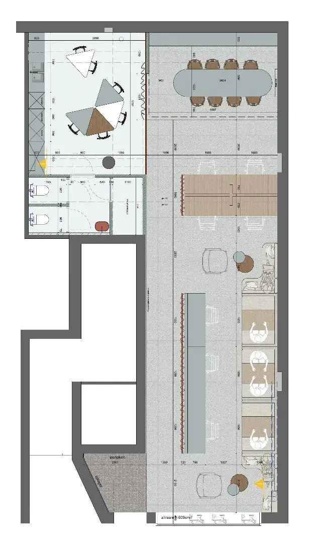 Uniek Handelsgelijkvloers appartement te Zuid