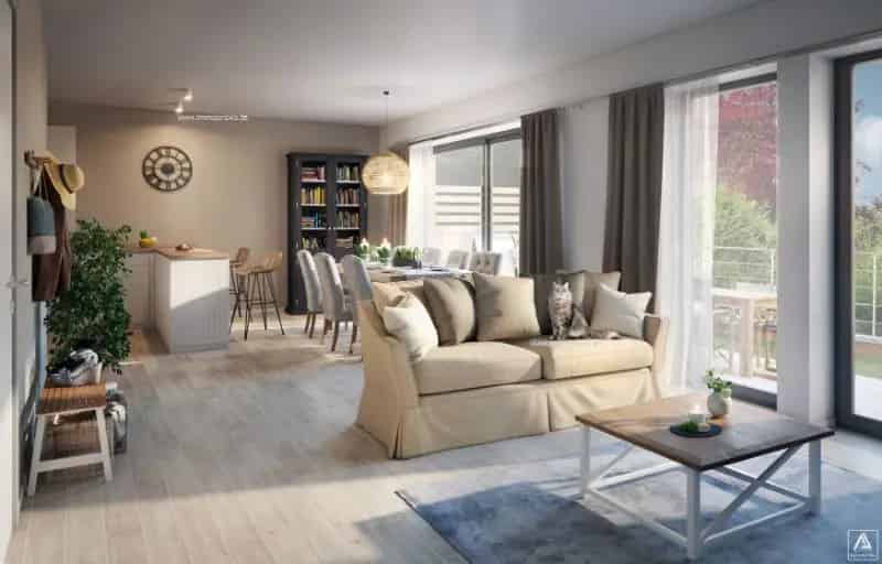 Nieuwbouw Appartement Jodoigne 2 Slaapkamers