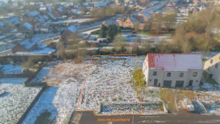 Bouwgrond Moerbeke 549m² Open Bebouwing