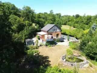 Chalet te koop Froidchapelle 3 slaapkamers Sauna Vijver