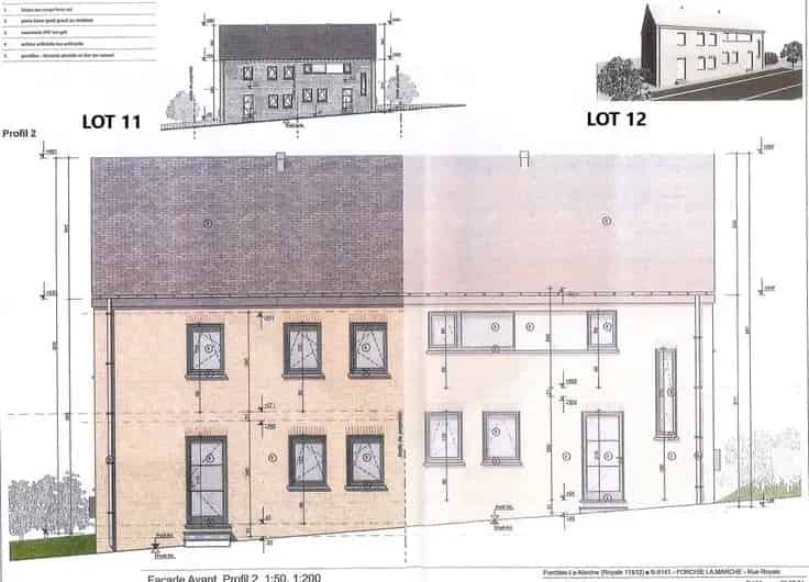 Huis Te Koop Forchies-la-Marche 3 Slaapkamers 144m² Energiezuinig