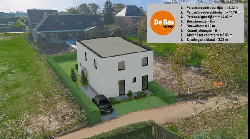 Bouwgrond Smetlede Halfopen Bebouwing Rustige Locatie
