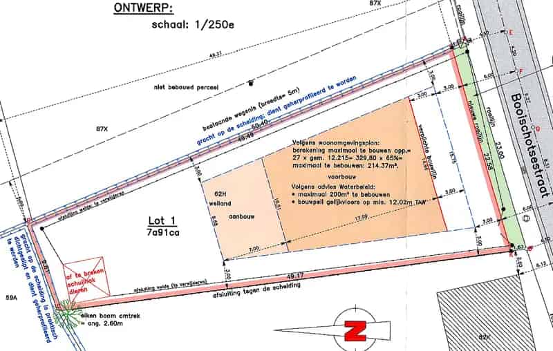 Bouwgrond te huur Booischot Houtvenne 200m²