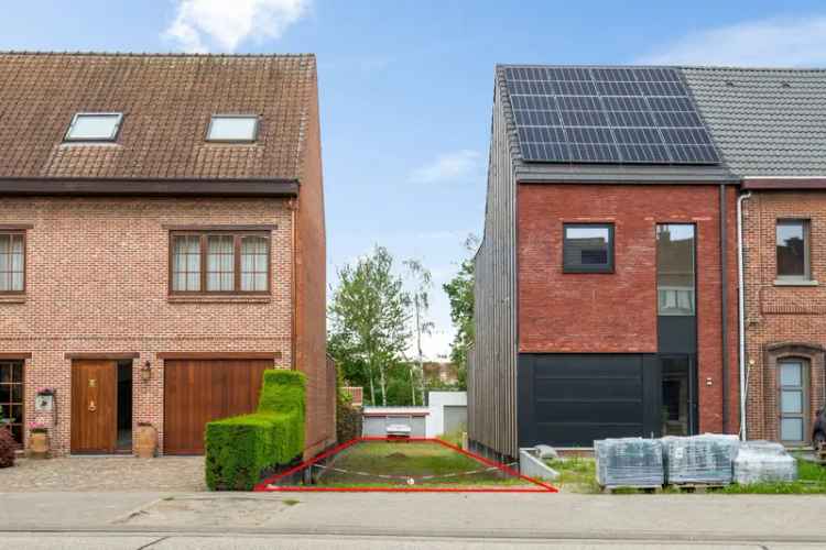 Bouwgrond van 315m² inclusief garage