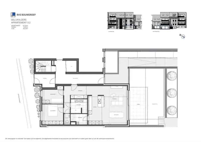 Appartement te Koop Nieuwbouw Wetteren De Weverij