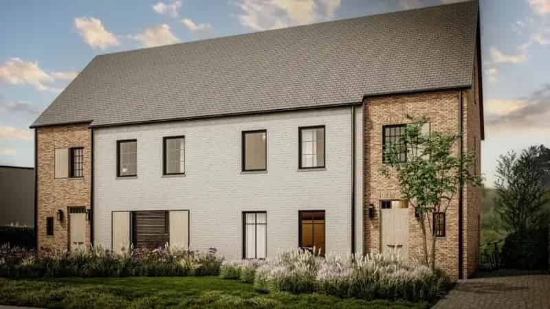 Casco Halfopen Bebouwing Nieuwbouw Tuin Terras