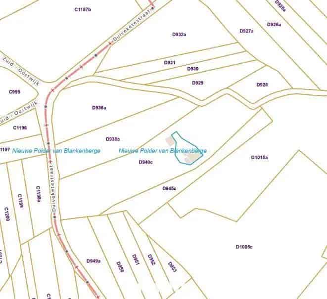 Landbouwgrond De Haan Duiveketestraat - Perceel met vervallen hoeve