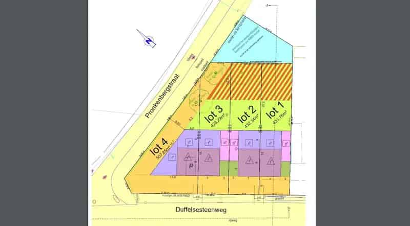 Bouwgrond te Koop Kontich 508m² Halfopen Bebouwing