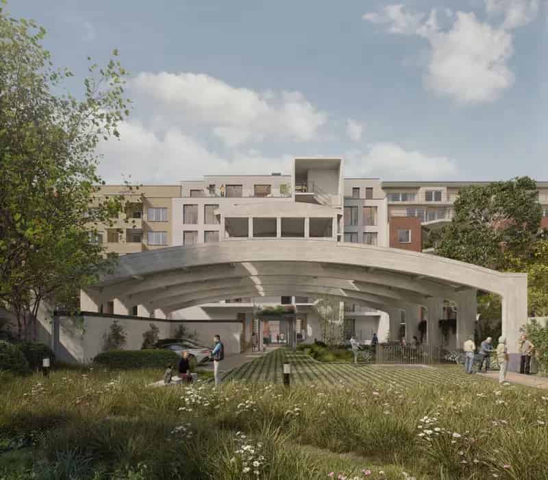 Appartement 3 slaapkamers Evere Nieuwbouw Terras