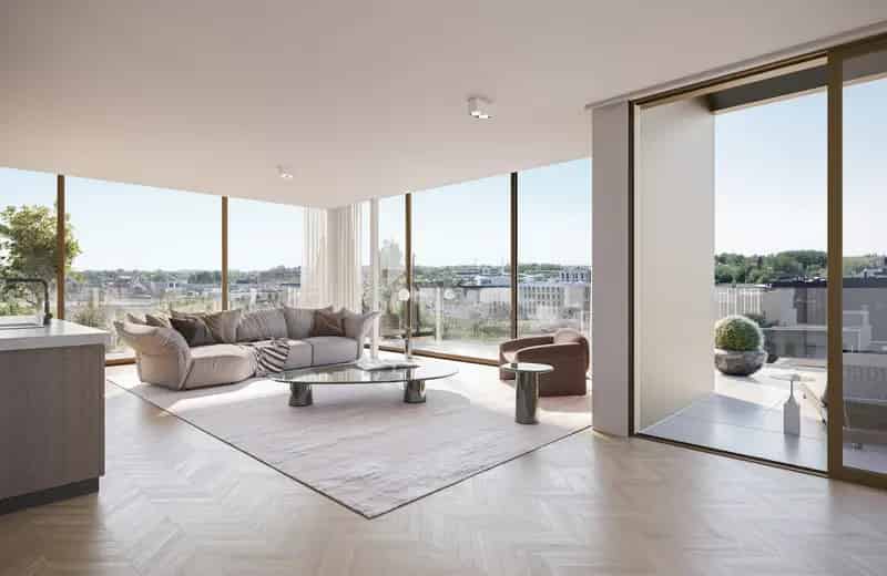 Penthouse te huur Kortrijk DamasK 3 slaapkamers groot terras