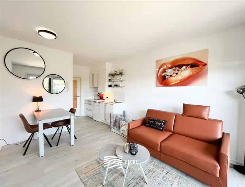 Studio te koop met ruim terras en private kelder
