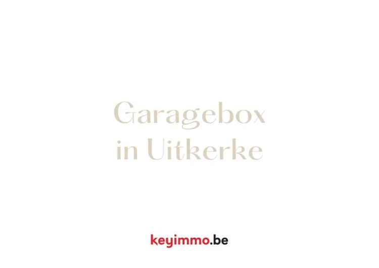 Garagebox te koop in Uitkerke