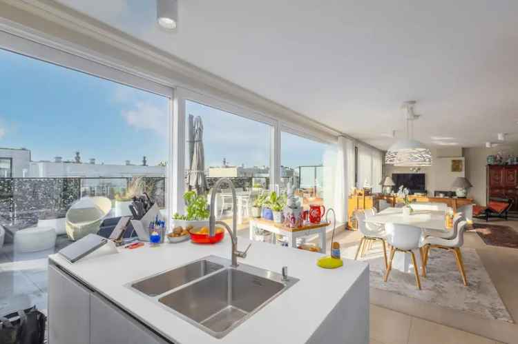 Te koop penthouse appartement met 3 slpk en zonnige terrassen