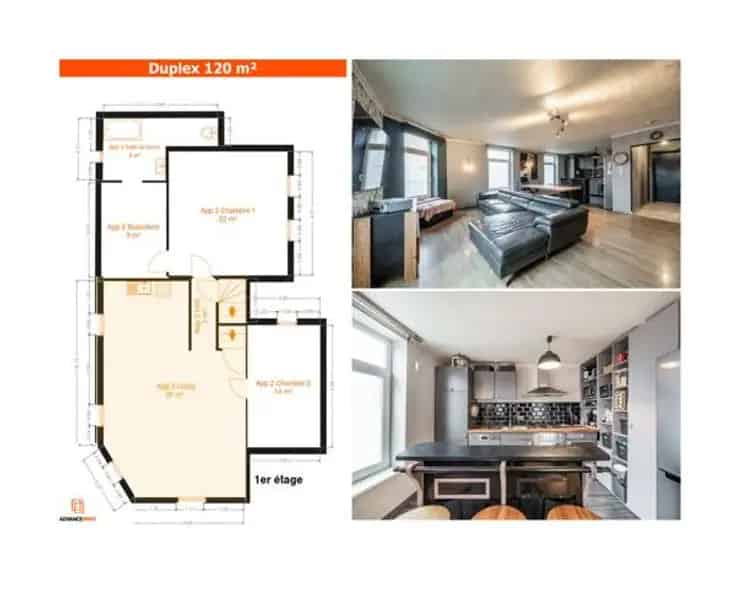 Appartementenblok Genly Te Koop 2 Appartementen Nabij Frameries Mons