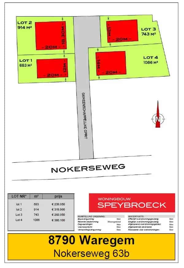 Bouwgrond te koop Waregem