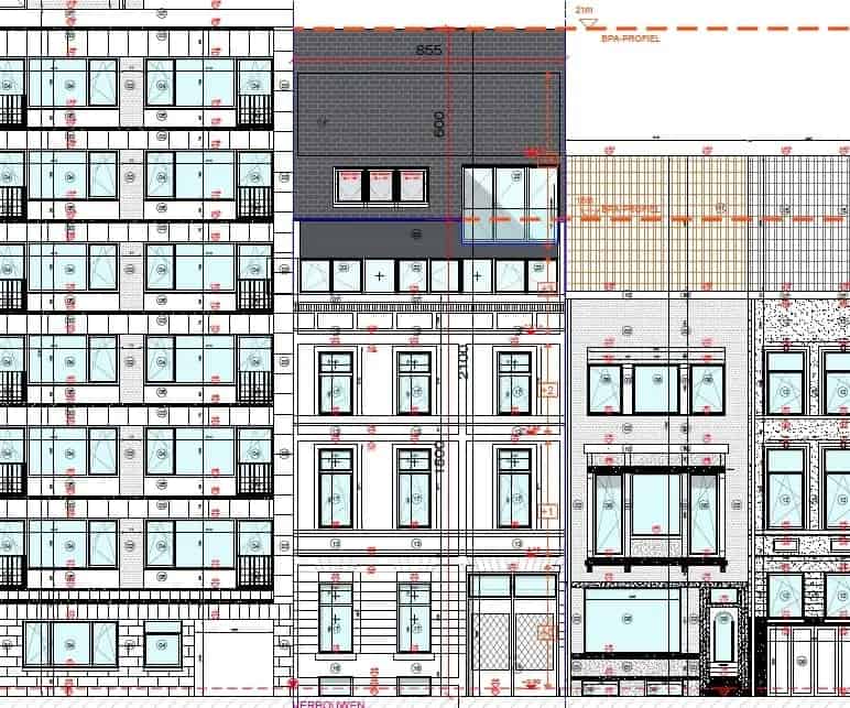 Appartementen Gent te renoveren 4 appartementen kantoren