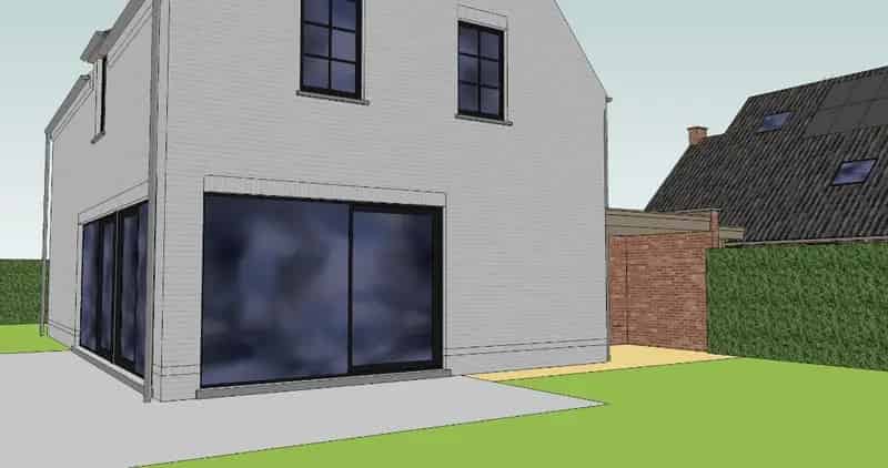 Nieuwbouw Villa te Klein Nazareth 3 slaapkamers
