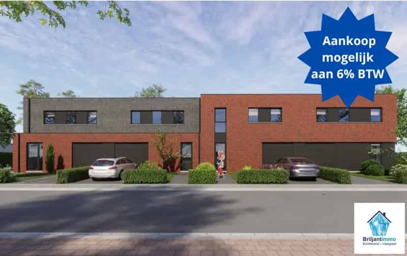 Nieuwbouw HOB Rode Gelijmde Gevelsteen
