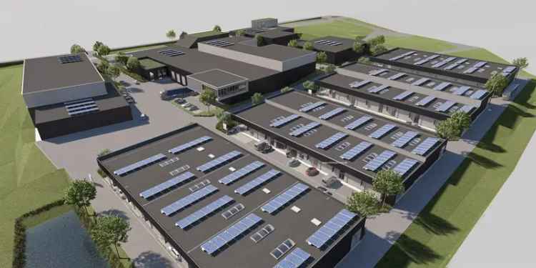 Nieuwbouw KMO Unit te Koop Nijvel 185m² Bedrijvenpark Tilia II