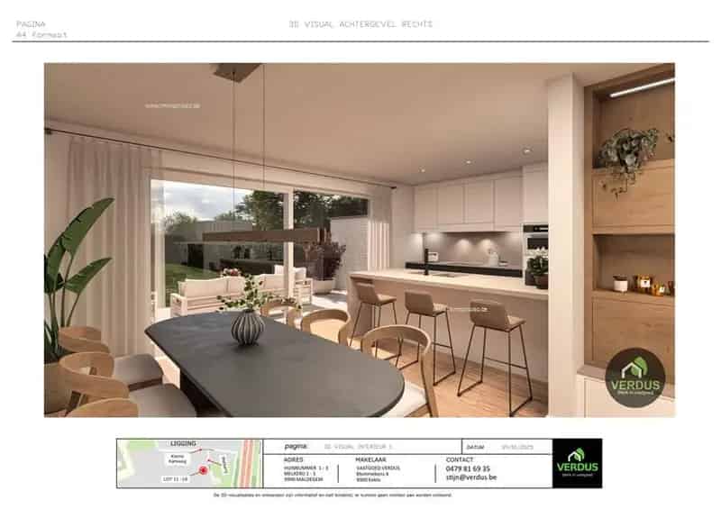 Nieuwbouw Huis Maldegem 3 Slaapkamers Tuin